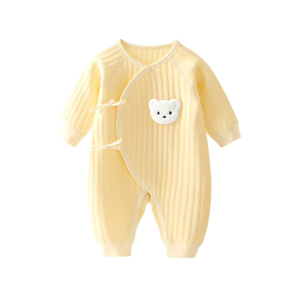 Barboteuse Bébé Ourson Pastel