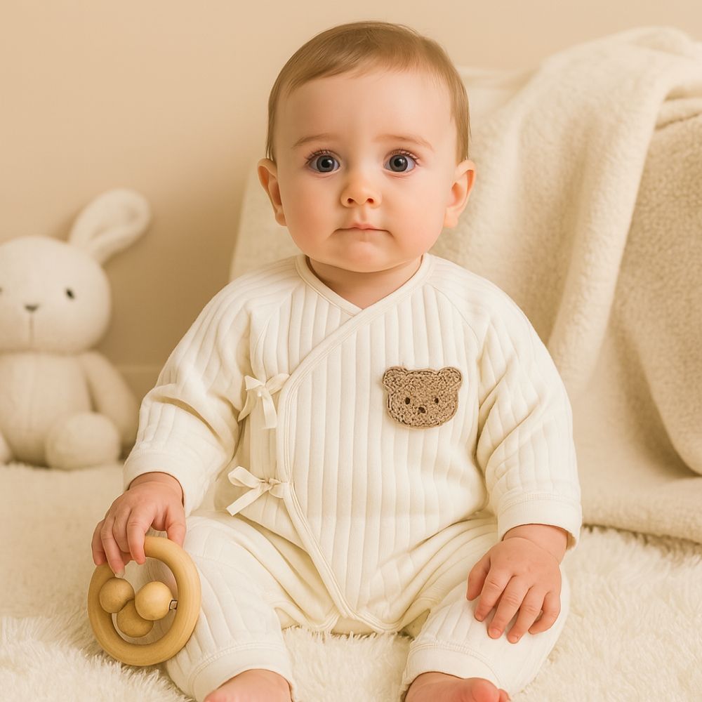 Bear Cotton Baby Romper