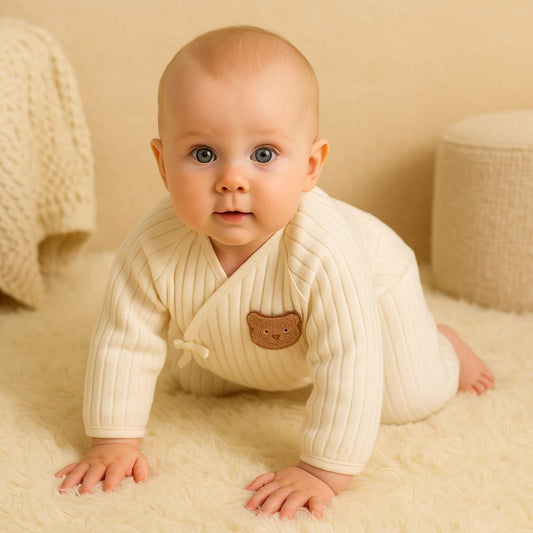 Barboteuse Bébé Coton Ourson