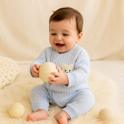 Barboteuse Bébé Ourson Pastel