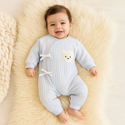 Barboteuse Bébé Ourson Pastel