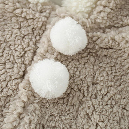 Cape Manteau Bébé Hiver Animal