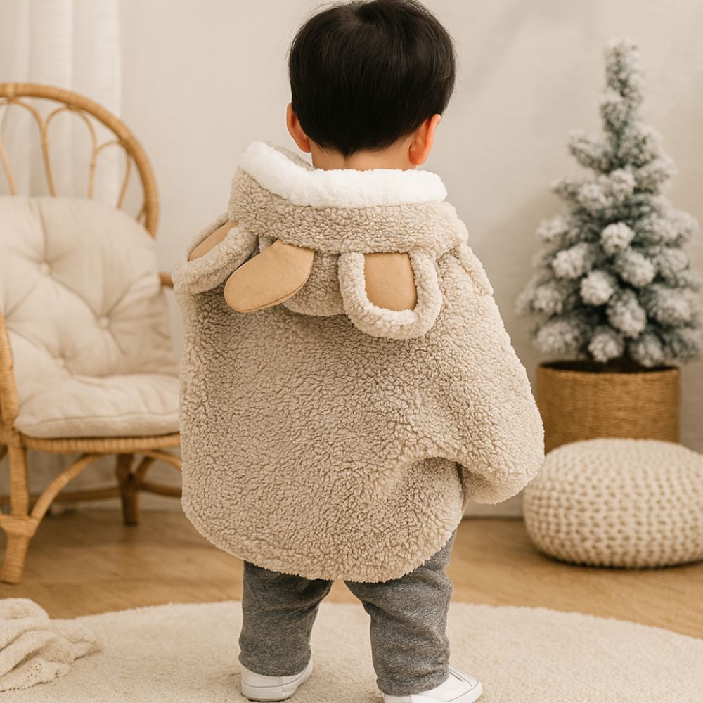 Cape Manteau Bébé Hiver Animal