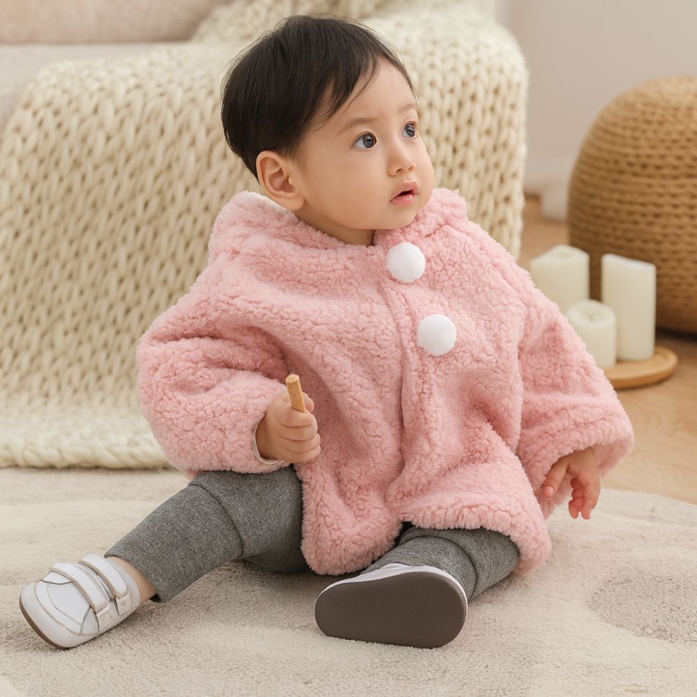 Cape Manteau Bébé Hiver Animal