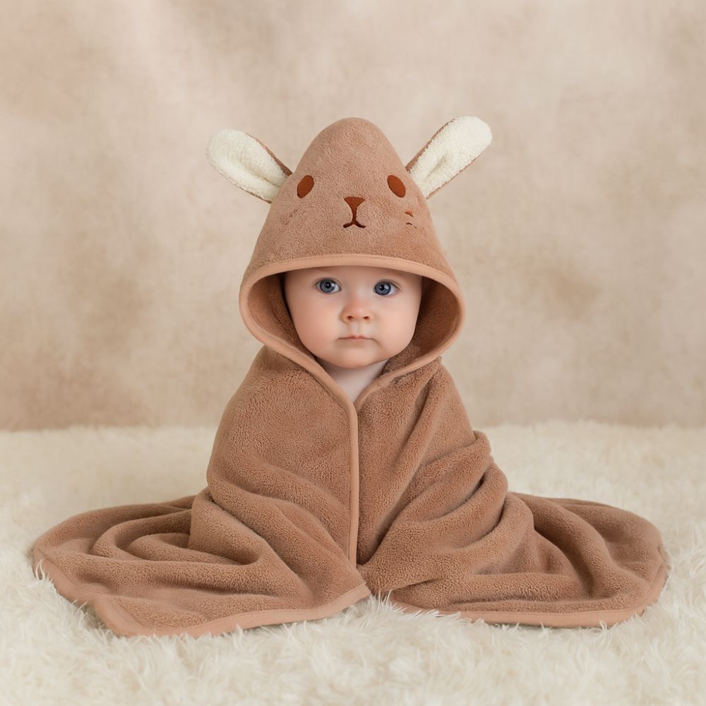 Soft Baby Bath Cape