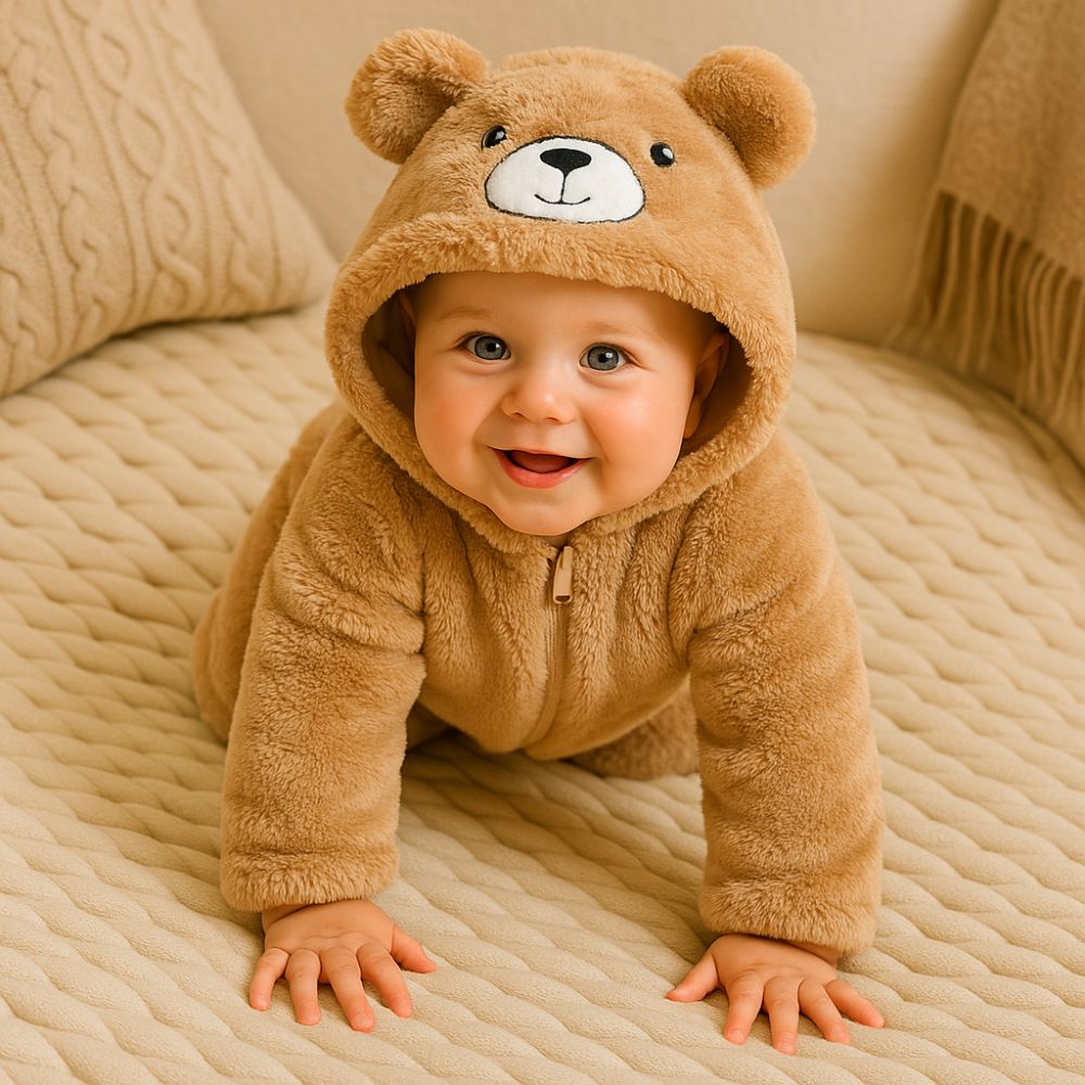 Baby Animal Winter Jumpsuit