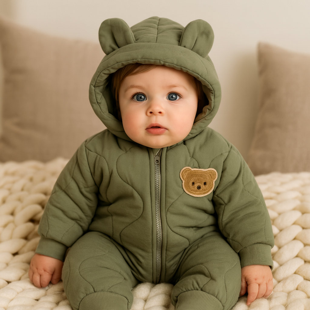 Lined Winter Baby Jumpsuit
