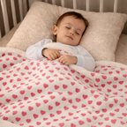 Winter Baby Blanket Heart