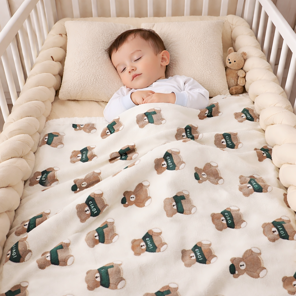Couverture Bébé Hiver Ours