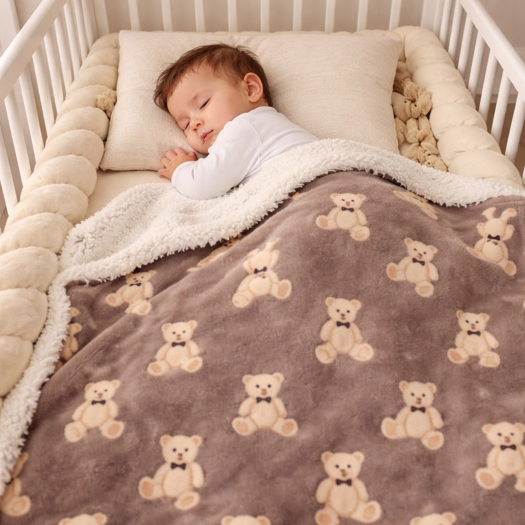 Baby Winter Bear Blanket