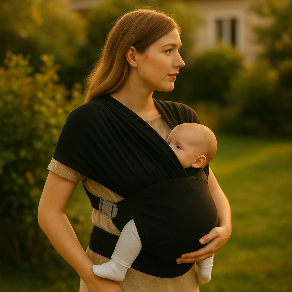 Écharpe wrap de portage ergonomique