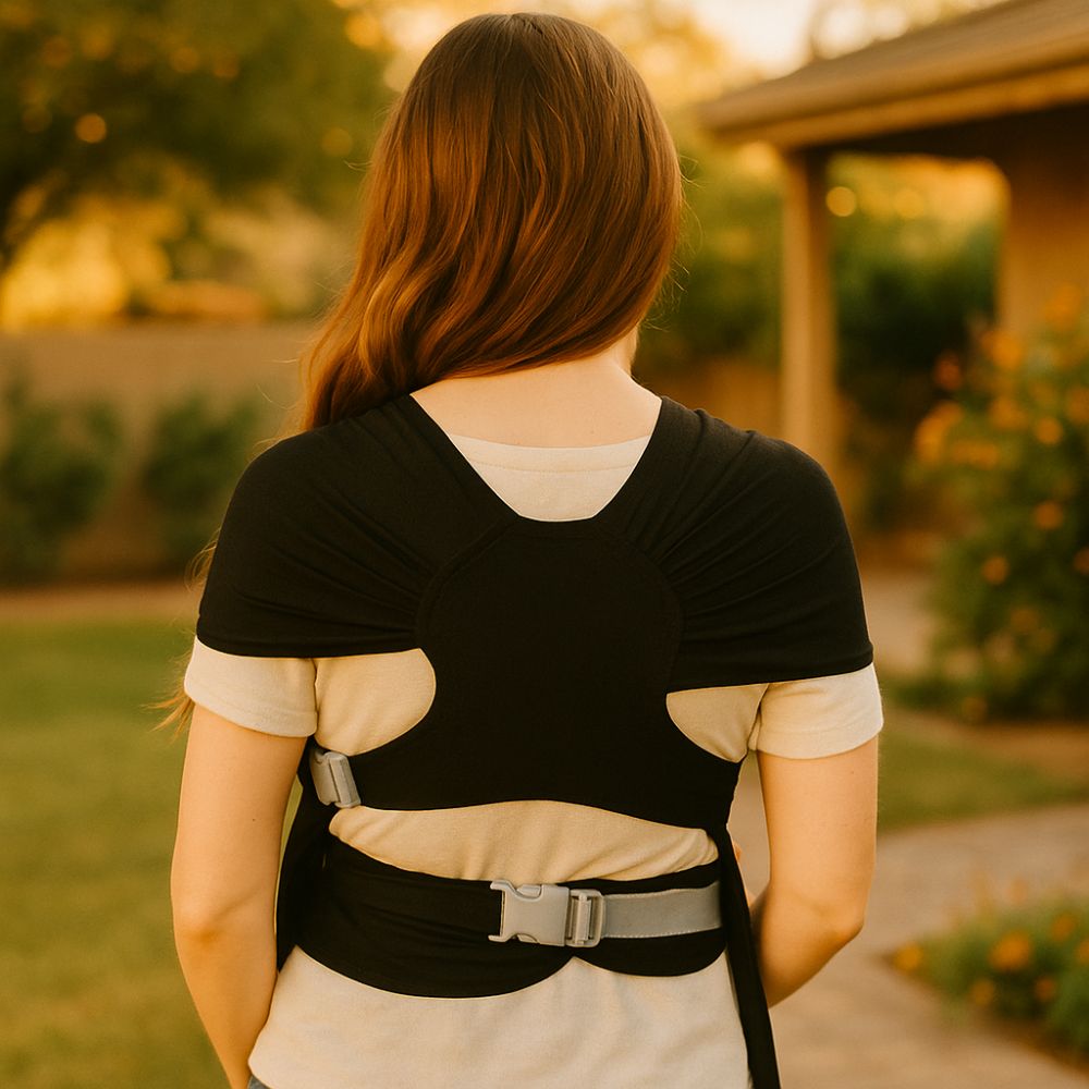 Écharpe wrap de portage ergonomique