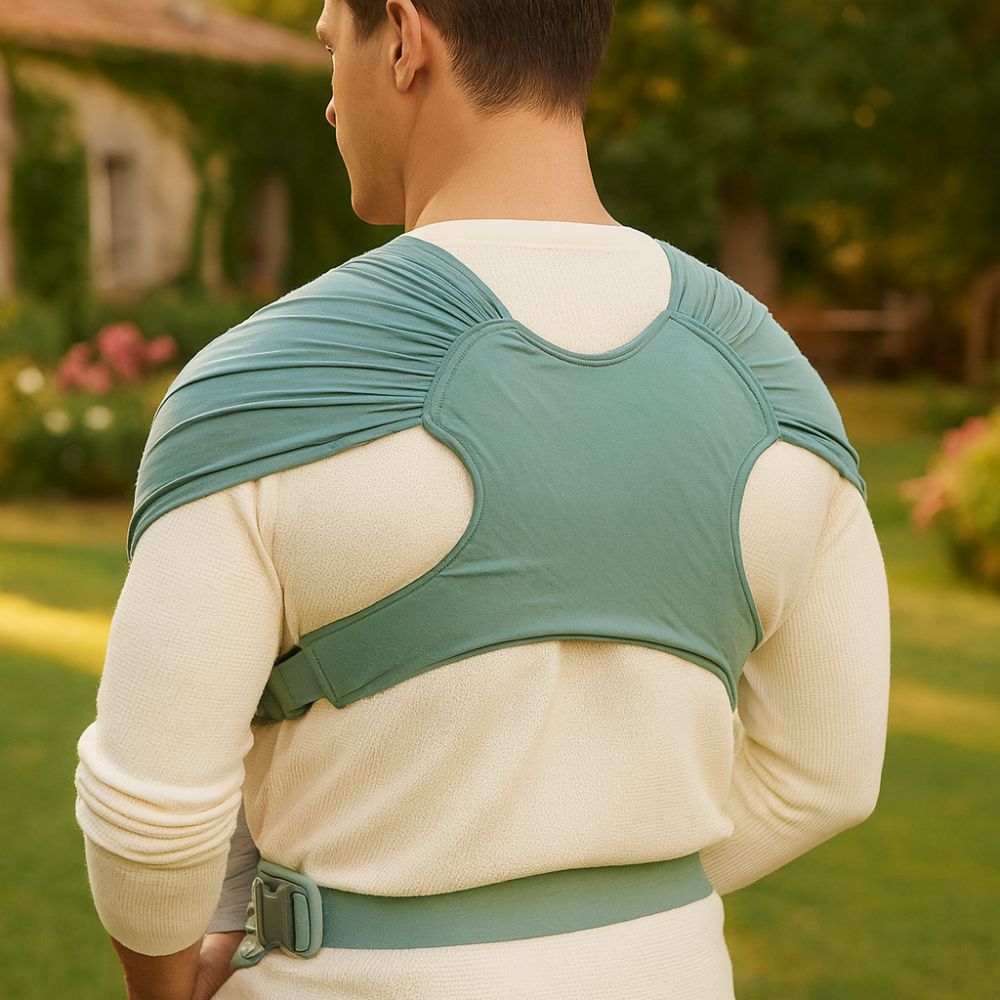 Écharpe wrap de portage ergonomique