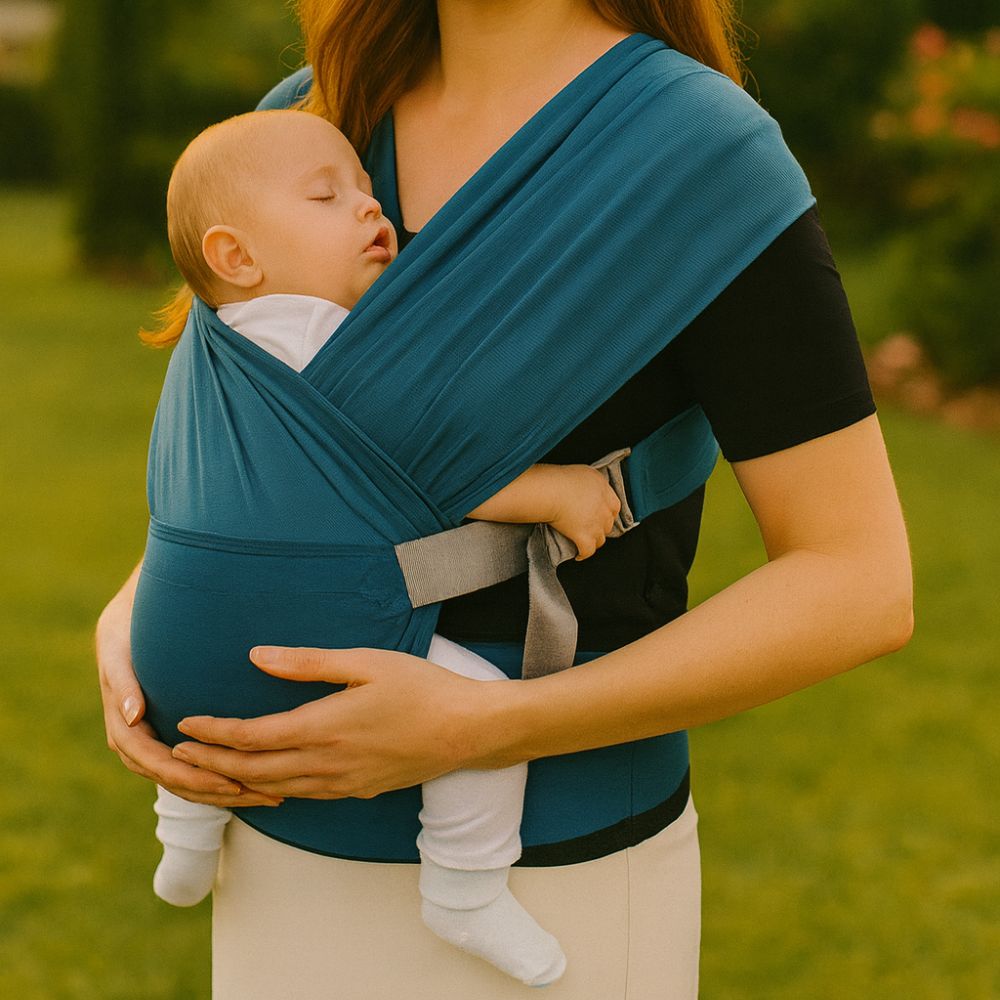 Écharpe wrap de portage ergonomique