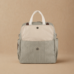 Striped Olive Baby Diaper Backpack