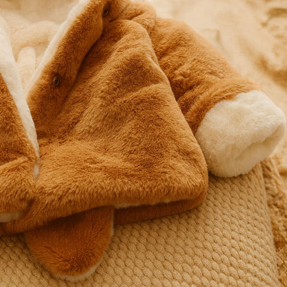 Manteau Bébé Hiver Polaire Lapin