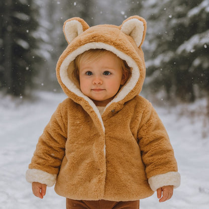 Manteau Bébé Hiver Polaire Lapin