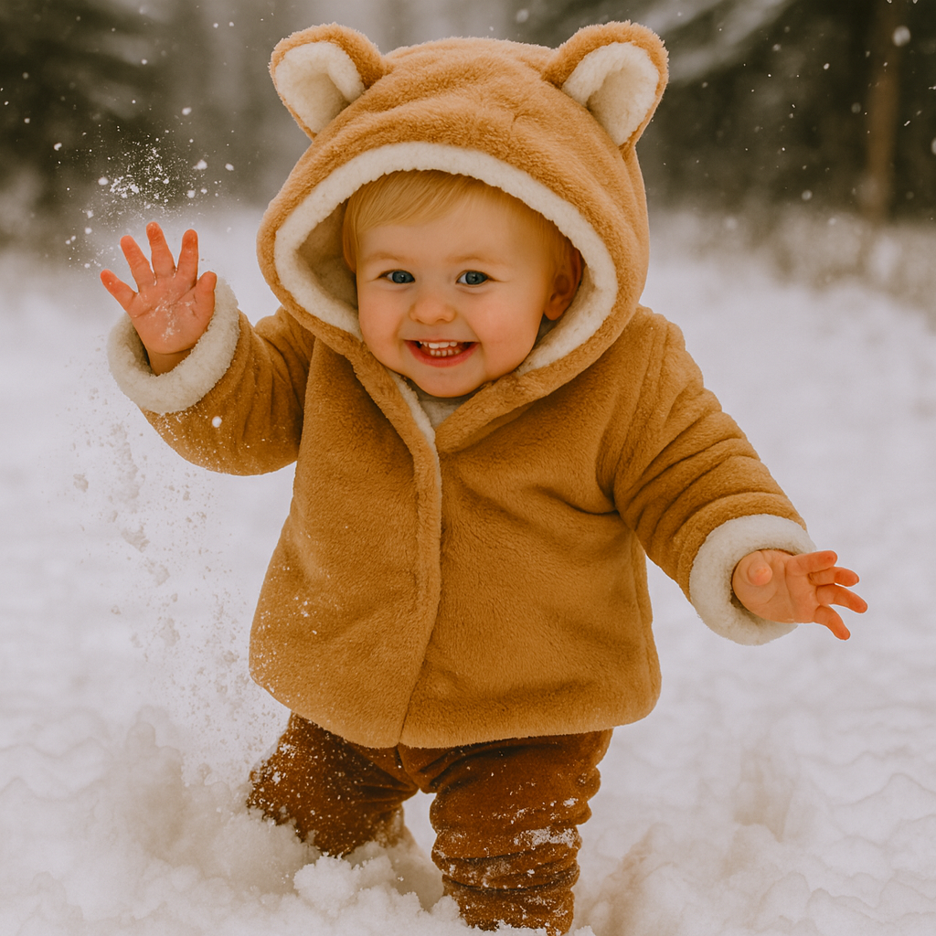 Manteau Bébé Hiver Polaire Lapin