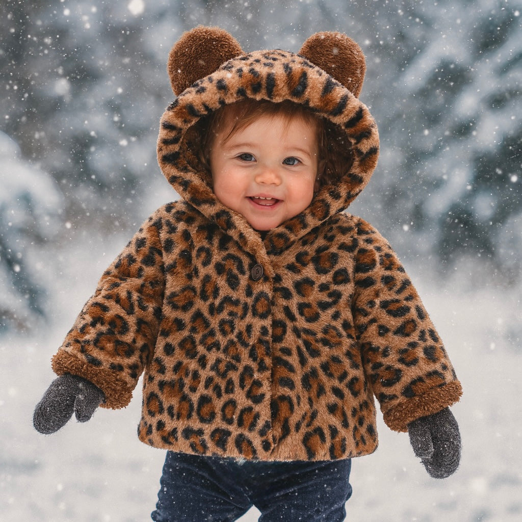 Baby Winter Polar Fleece Rabbit Coat
