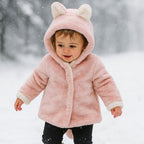 Baby Winter Polar Fleece Rabbit Coat