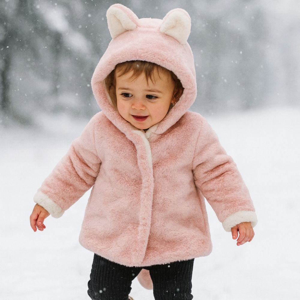 Baby Winter Polar Fleece Rabbit Coat