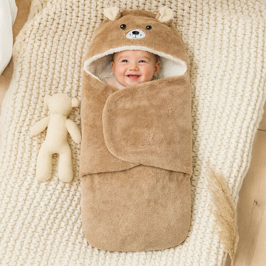 Nid d'Ange Bébé Hiver Ourson