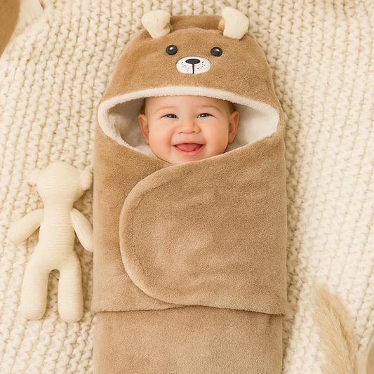 Nid d'Ange Bébé Hiver Ourson