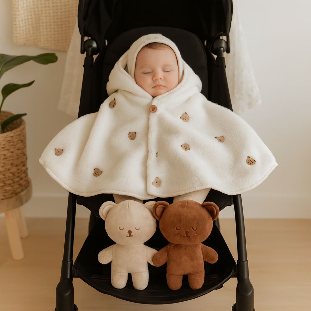 Baby Winter Poncho Cape