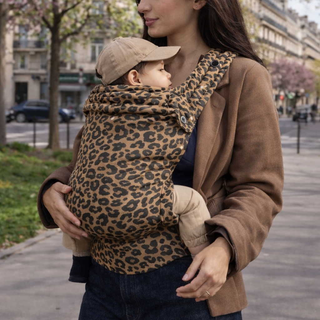 Porte-Bébé Kangourou Ergonomique Léopard