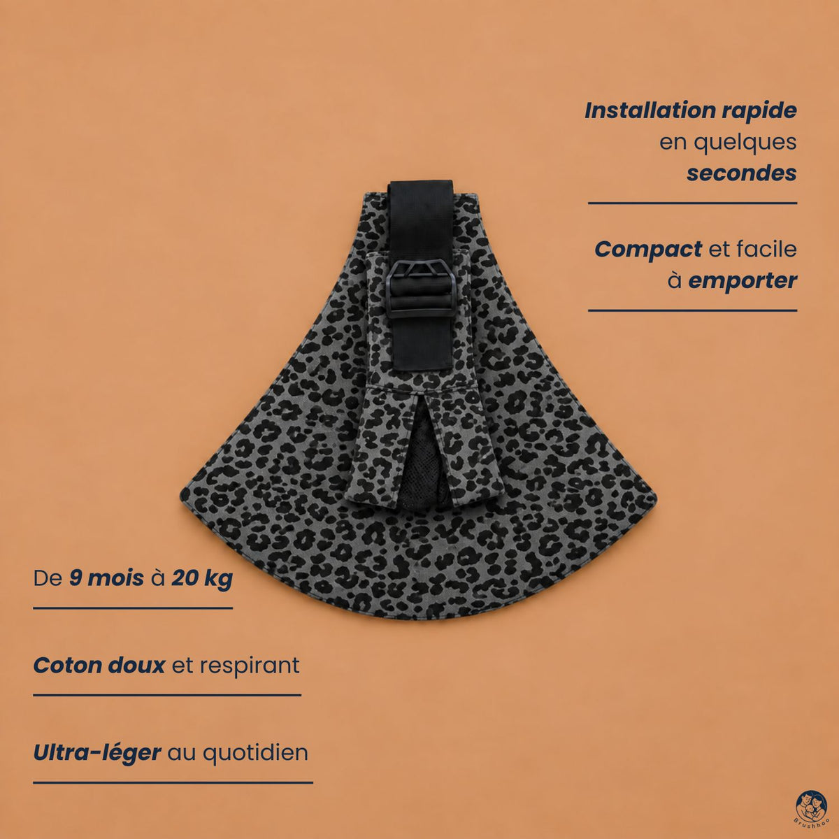 Porte-Bébé Sling Léopard