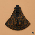 Porte bebe sling motif léopard coloris marron café brushhoo