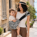 Porte-Bébé Sling Léopard Ecru