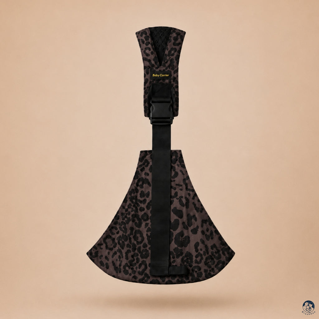 Porte-Bébé Sling Léopard Moka