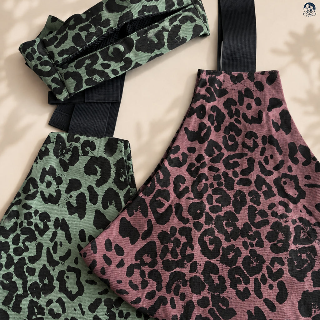 Porte-Bébé Sling Léopard Olive