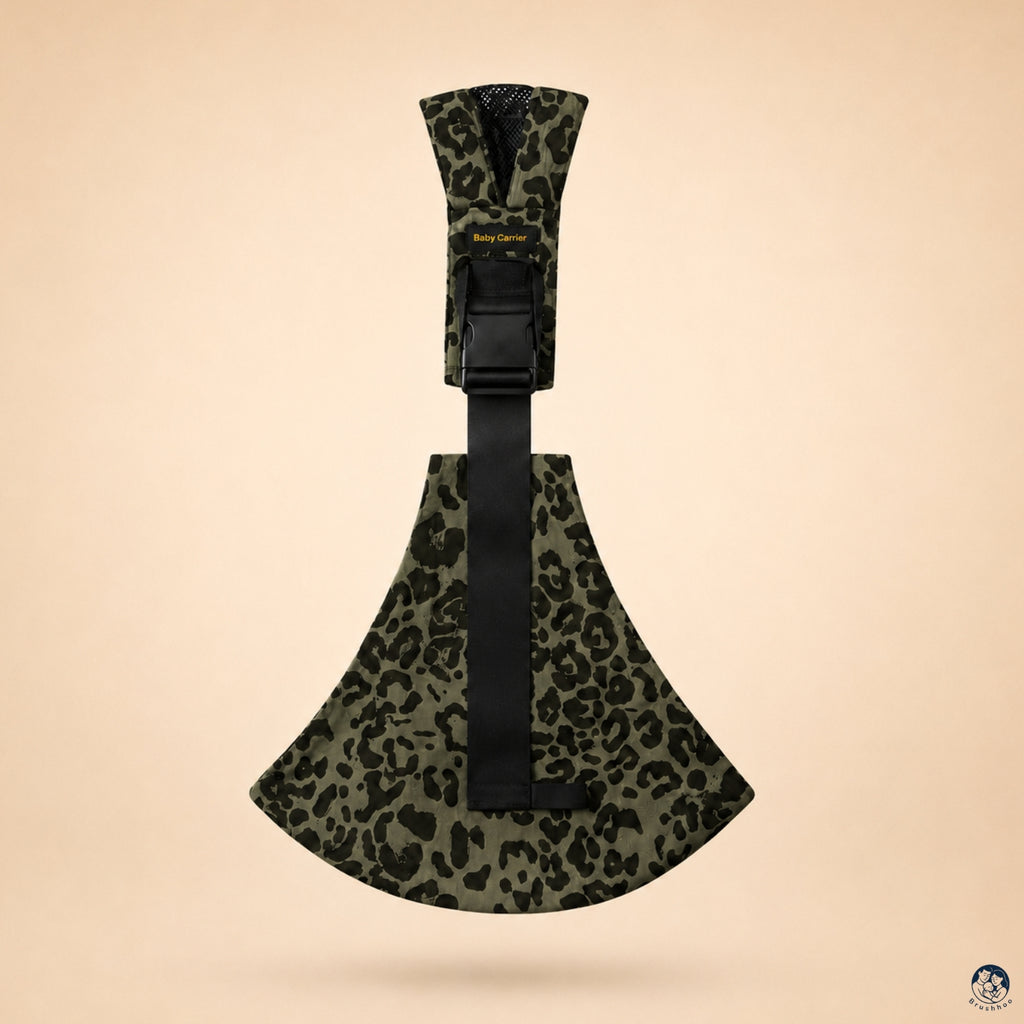 Porte-Bébé Sling Léopard Olive
