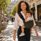 Porte-Bébé Sling Léopard Olive