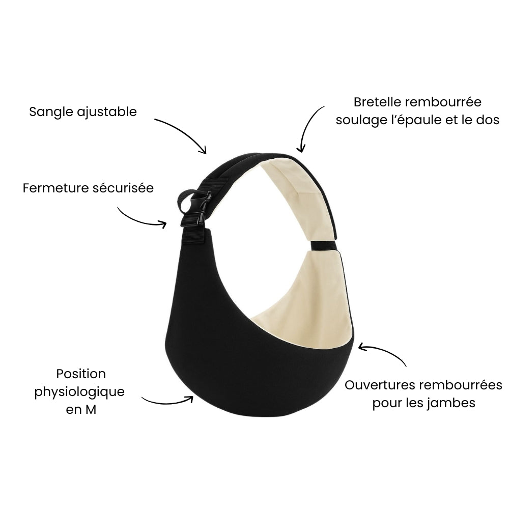 Porte-Bébé Sling Portage Hanche Uni