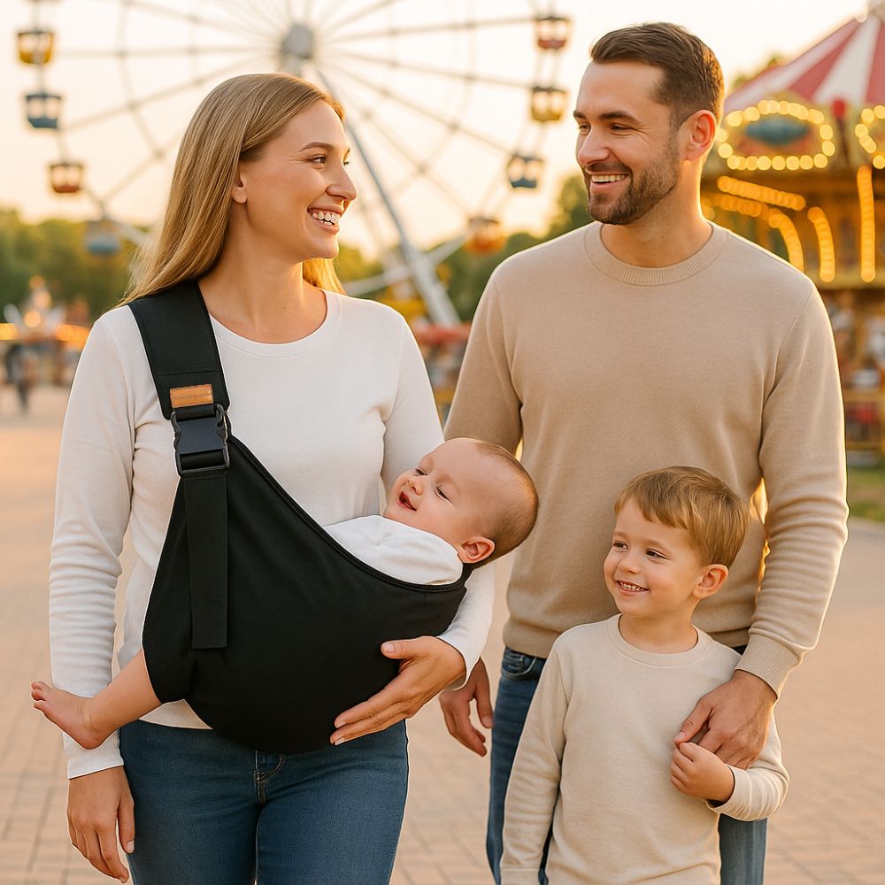 Porte-bébé bandoulière ergonomique Uni