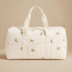 Sac à langer bébé brodé matelassé Brushhoo motif olive