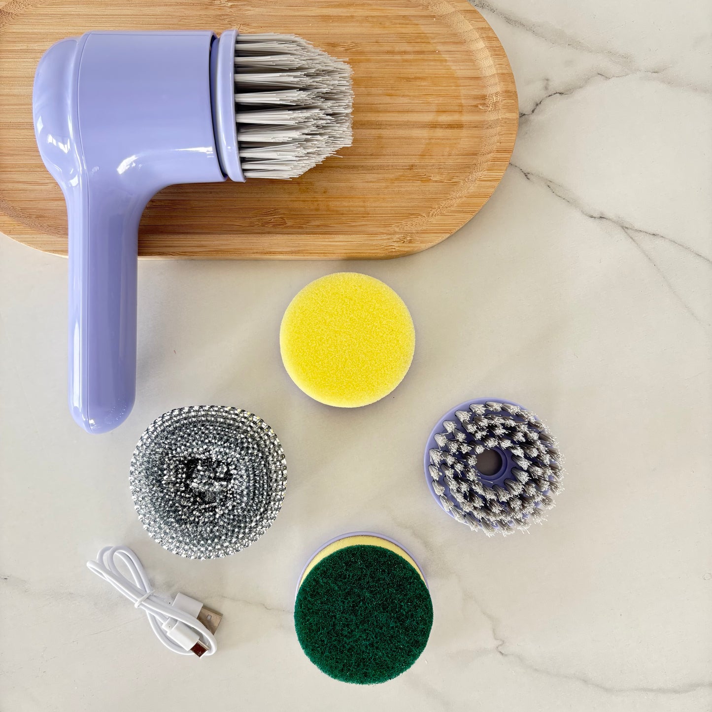 Brosse électrique de nettoyage multifonctions