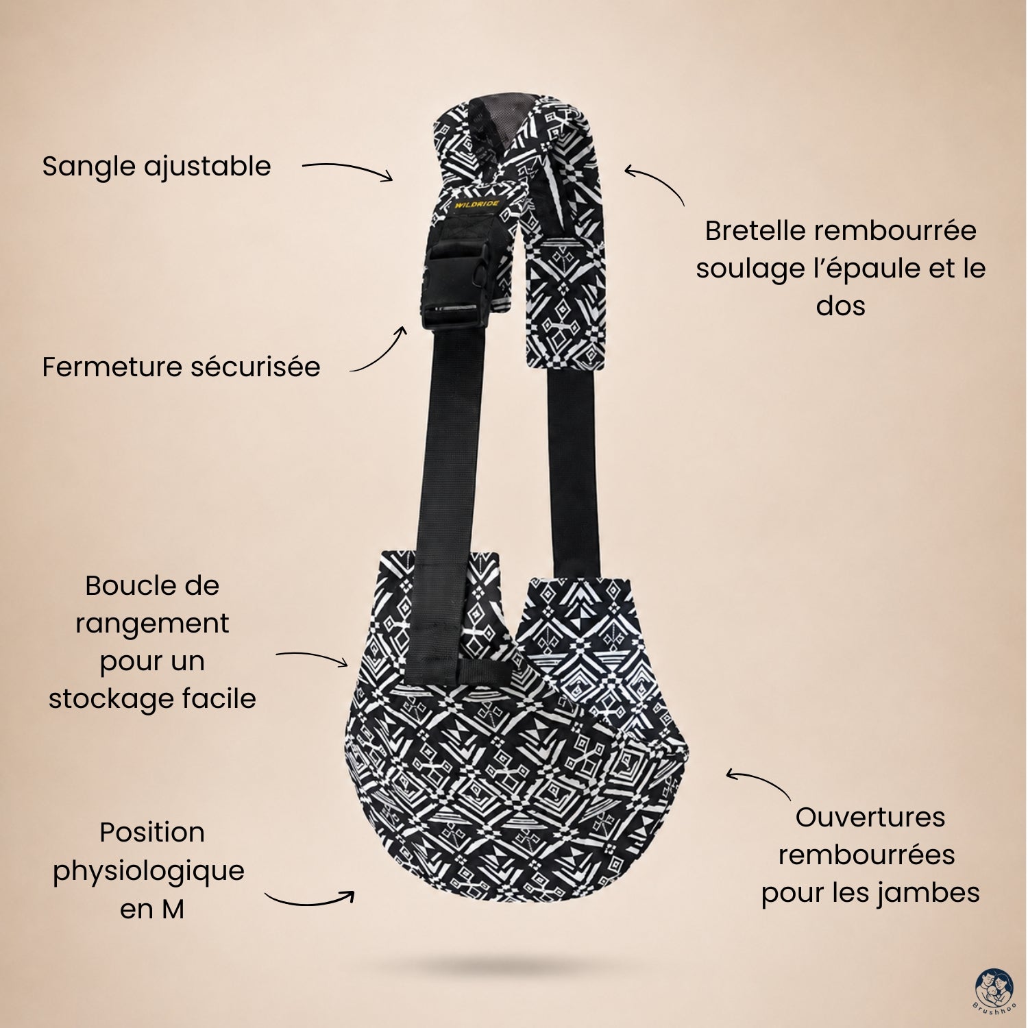 Porte-Bébé Sling Aztek
